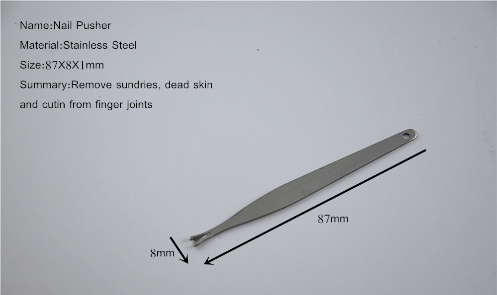 Empujador de cutículas de uñas Nail Cuticle Pusher