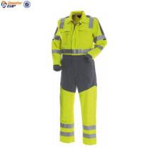 high visibility flame resistant coverall