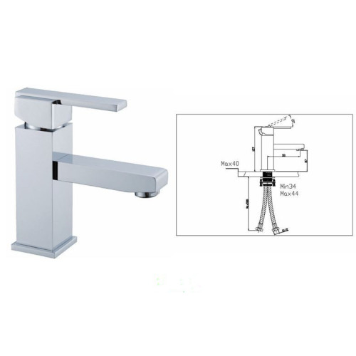 Chrome Single Handle Basin Tap