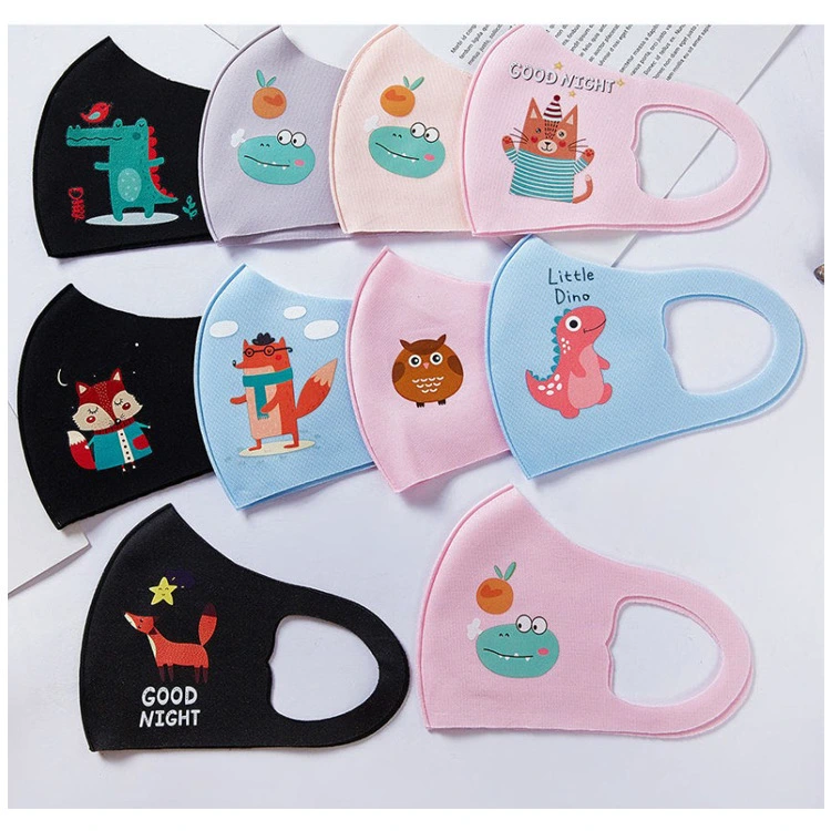 Wholesale Hot Saled Kids Anti-Dust Fashion Printed Cartoon Face Mask