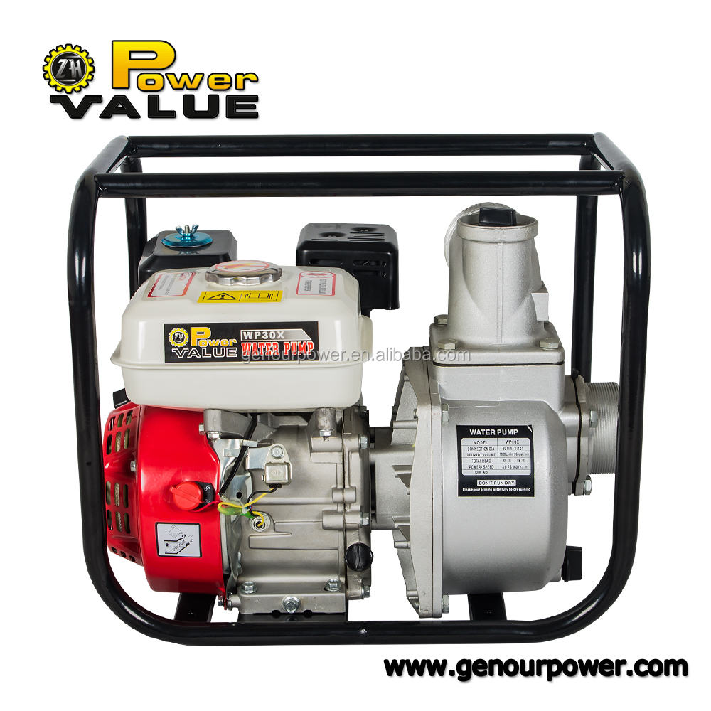 WP30 3inch gasoline petrol water pump 6.5HP engine