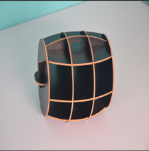 Stackable storage wooden wine bottle rack