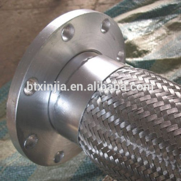 Stainless steel flange joint metallic hose