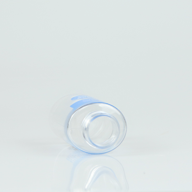 Alüminyum kapaklı düz oval plastik pet şişe