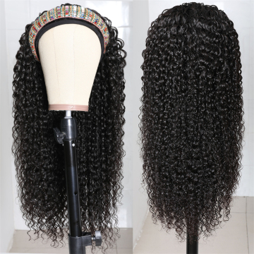 Curly wigs headband wigs for black women afro kinky headband wigs