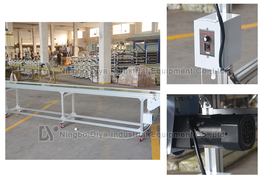 DY-CL-1.5M Conveyor Belt Automated Assembly Line for Workshop