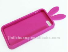 3d silicone rabbit mobile phone case, cellphone case,silicone animal shape phone case