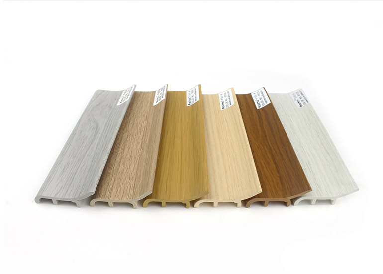 High quality plastic skirting moulding pvc floor plinth rubber skirting board,F50-A
