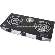 Tempered Glass Panel 3 Burners Cook Tops