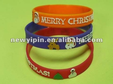 Custom logo cheapest promotional silicone bracelets silicone rubber bracelets