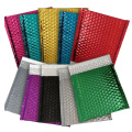 Aluminum Glamour Foil Metallic Bubble Mailers with Logo