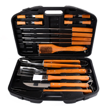 BBQ Wooden Handle Grill Tool Set