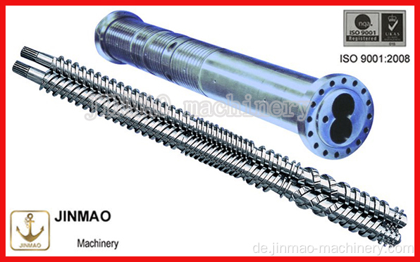 hochwertige parallele Doppelschnecken und Zylinder zum Extrudieren