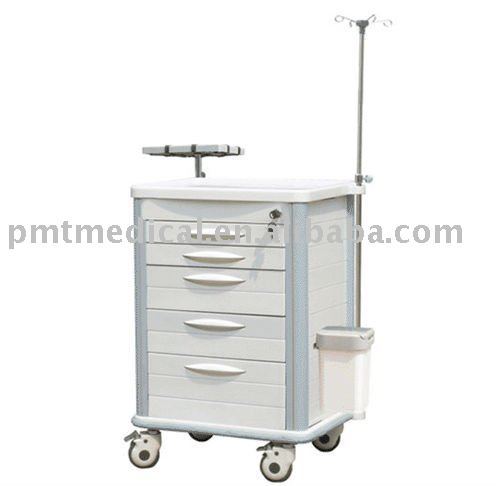 ABS crash cart trolley