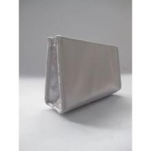 Siver satin cosmetic bag