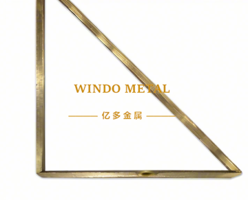 Brass triangular Tube Frame