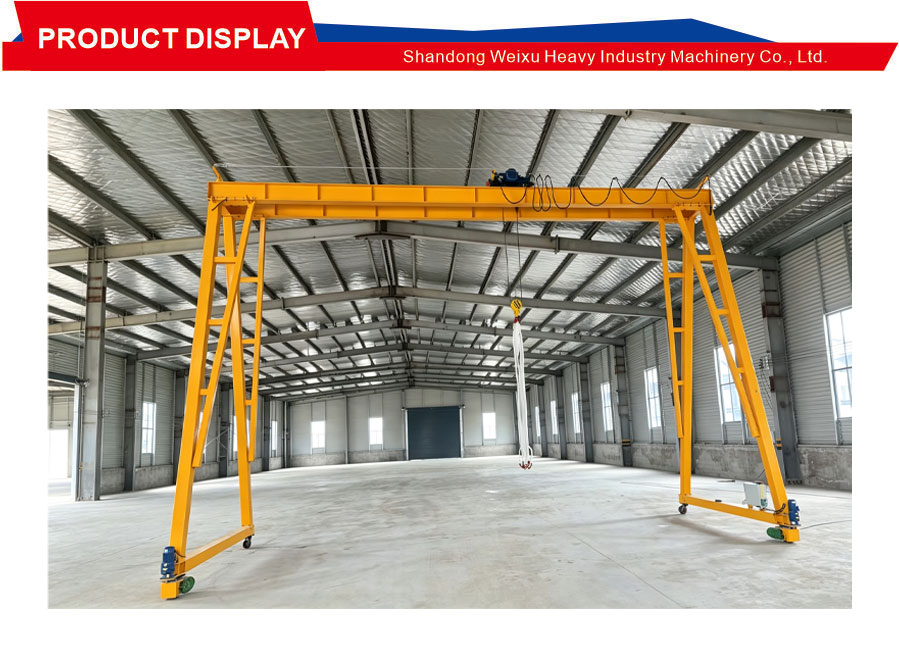 разборный козловой кран disassemblable gantry crane