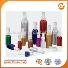 Small plastic pump spray bottle 30ml 50ml 100ml aluminum bottle with spary cap