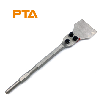 17mm Hex Shank Floor Scraper Replacement Blade - Thinnest Floor Tile Removal Chisel Bit