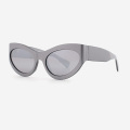 Cat Eye Full-rim Acetate Women's Sunglasses 23A8070