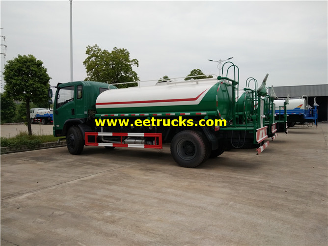 1500 Gallons 6MT Water Spray Tank Vehicles