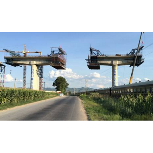 Voyageur de forme de pont en béton continu en porte-à-faux