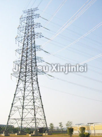 500kv Steel Electric Tubular Tower