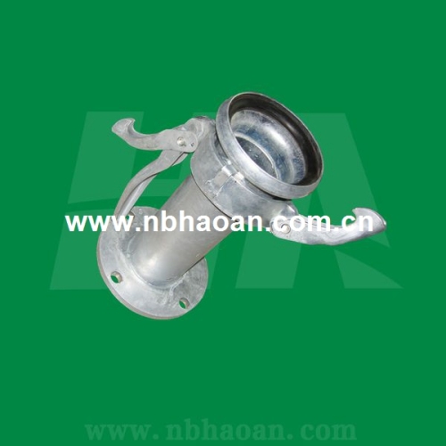 Hot Dip Zinc plated Steel Female Perrot Coupling With Flange