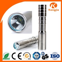 Portable Stanless Steel Torch Led 3 Watt Work Lighting Diving Torch Small