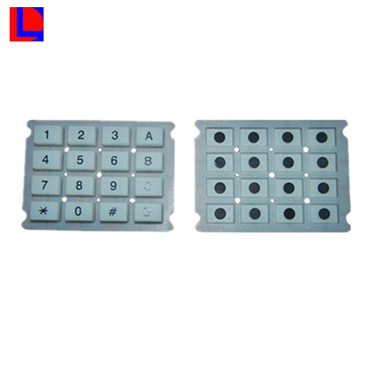 custom-design transparent silicone rubber keypad