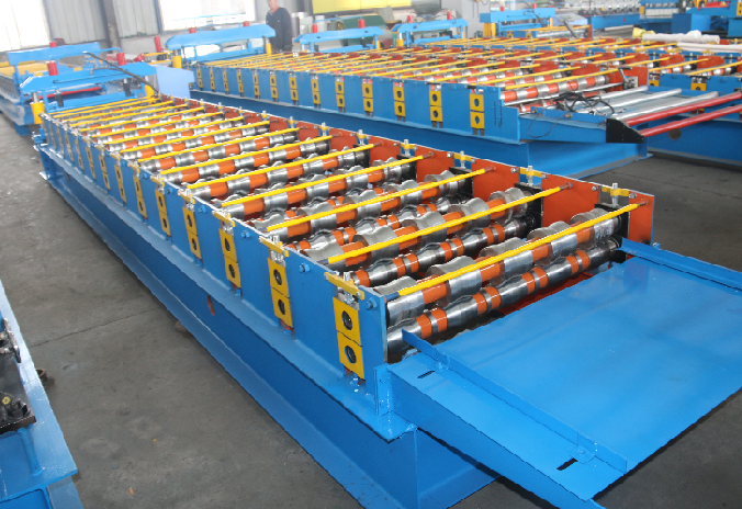 Ibr Trapezoid Roof Tile Making Roll Forming Machine