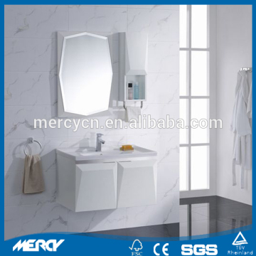 White PVC Bathroom Vanity Cabinet White PVC Bathroom Vanity Cabinet