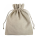 Factory price custom logo jute drawstring pouch