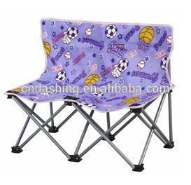 Double seat camping chairs, giant folding camping chair, metal folding chair