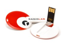 Round Card USB Flash Drive Customized