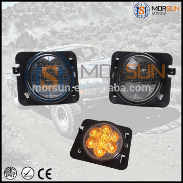 Popular Wrangler side parts led side marker lights Jeep Wrangler JK Fender amber side marker lights