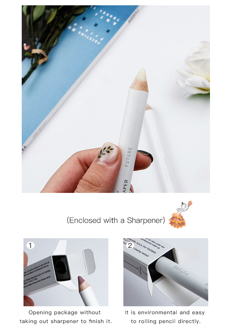 Pudaier Colorless Shaper Eyebrow Wax Pencil Styling Pen
