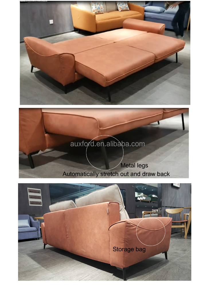 2020 Nouveau design Sapon Futon pliant automatique meubles de salon en gros avec sac de rangement avec sac de rangement