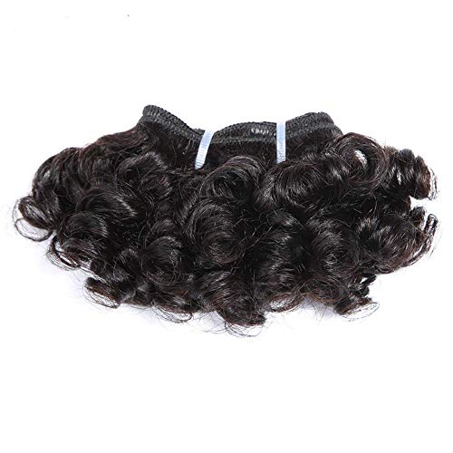 Spark Hair 6inch human hair bundles Brazilian Kinky Curly  100% Unprocessed Hair Extension