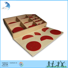 Kindergarden wholesale montessori wooden intellectual toy in china