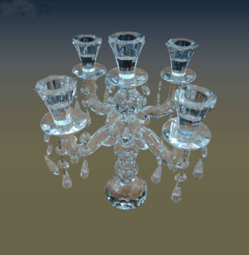 Candelabras Wedding, Cheap K9 Crystal Candle Holder (KS27090)