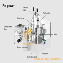 Automatic bag packaging machinery for nuts