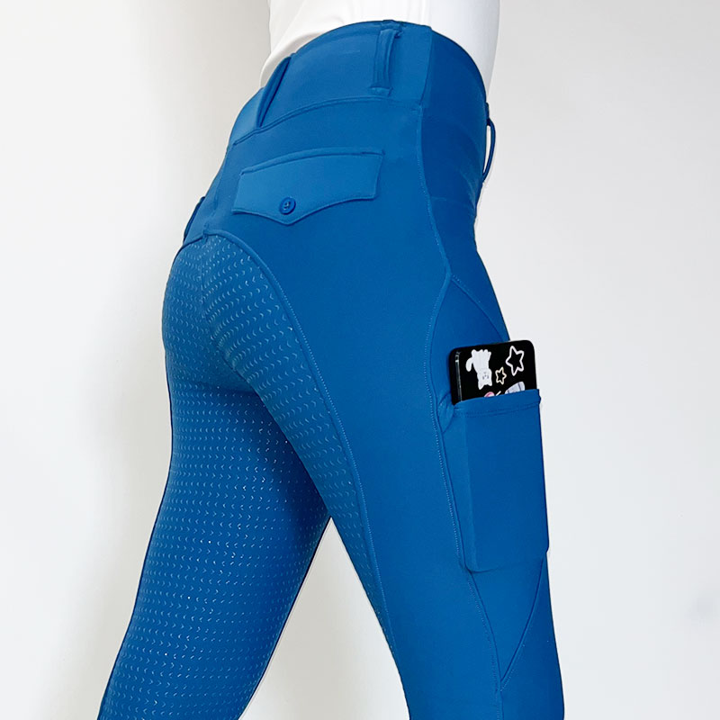 Nouveau pantalon équestre dames en silicone 2 couleurs