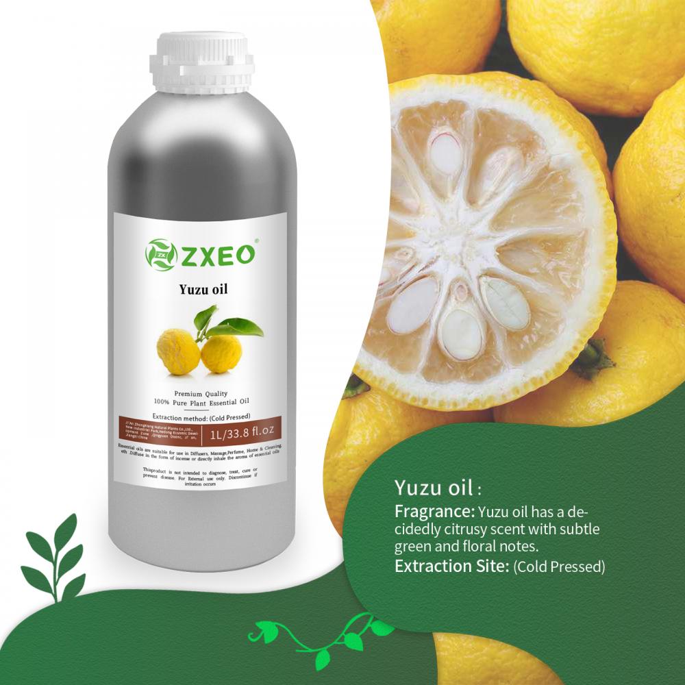 Huile yuzu avec des niveaux élevés de vitamines A et C