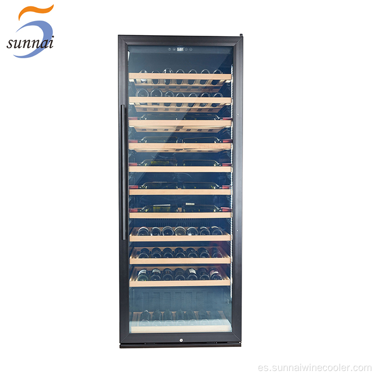 Refrigerador de nevera de vino de compresor 300 botellas vela de vino refrigerador