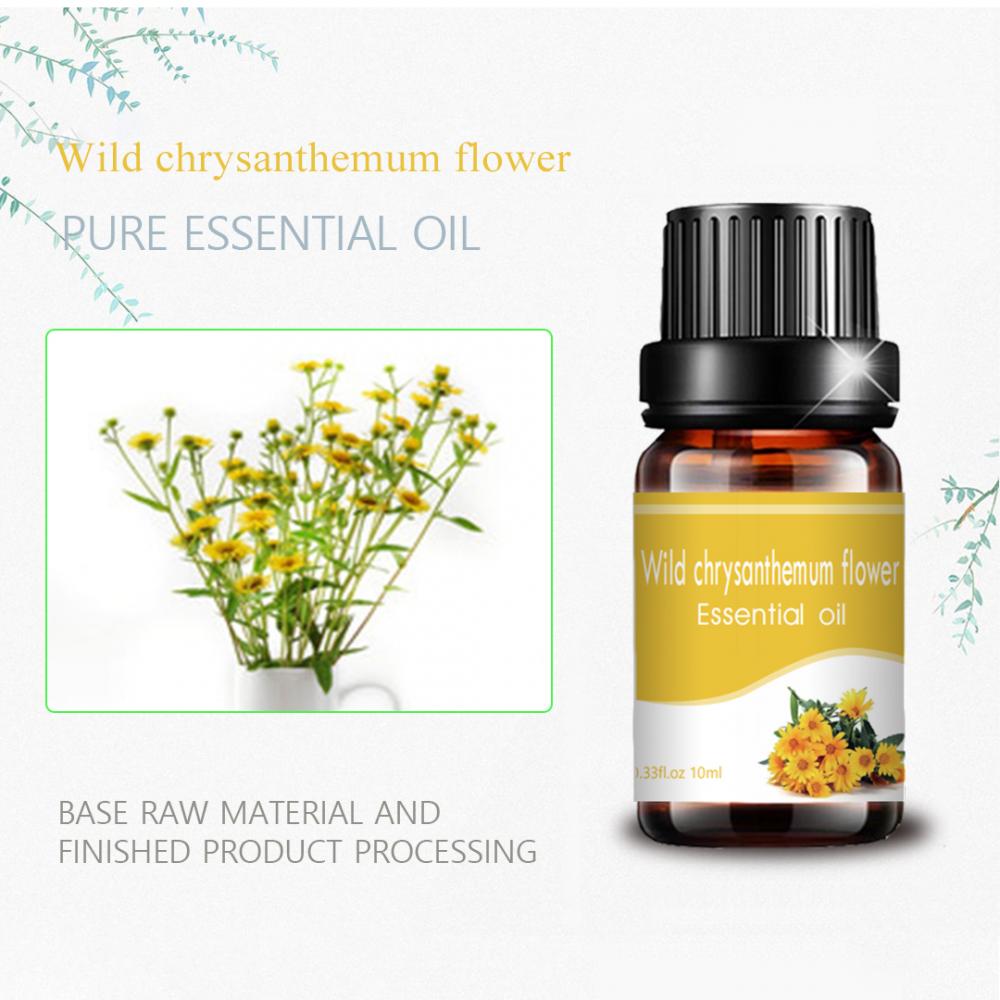 10 мл терапевтического качества чистого дикого хризантемы Цветочное масло