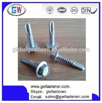 Galvanised Hex Self Drilling Tek Screws