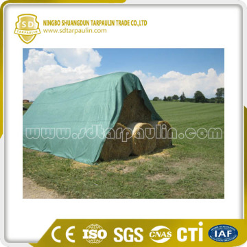 Green Tarp Cover UV Resistant Hay Cover Tarp