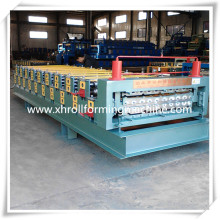 2015 Chinese Latest Style Double Layer Metal Roof Tile Making Roll Forming Machine