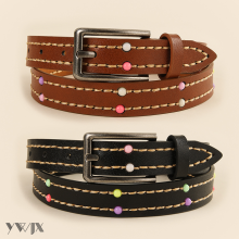 Colorful Handcrafted Rope Belt with Beads for Women